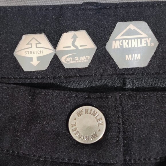 McKinley pants women's size M black for outdoor activities dri-climate stretch - Picture 6 of 16